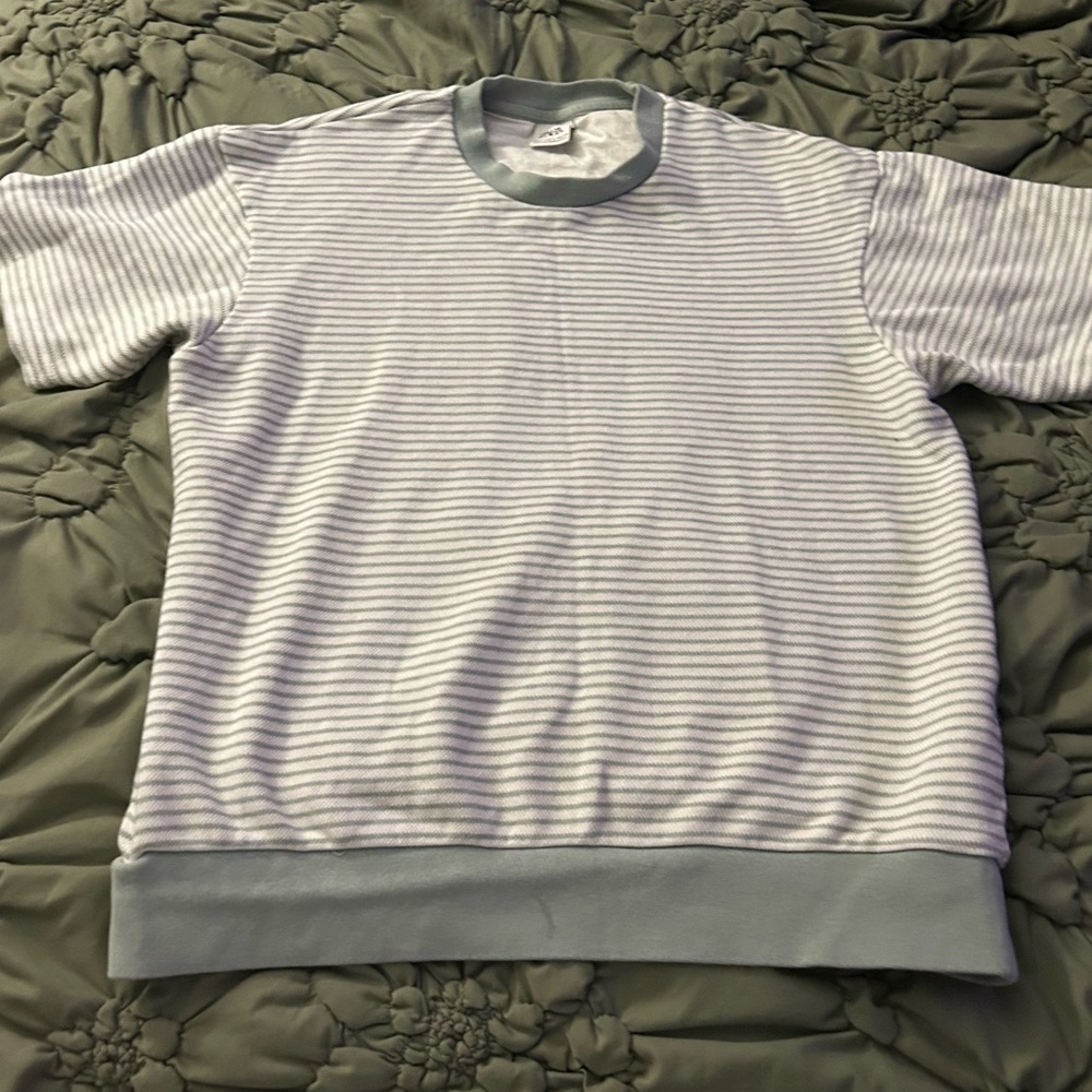 zara striped top